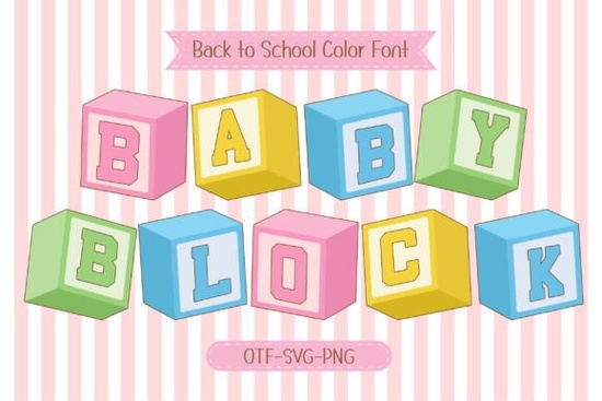 Baby Block Font